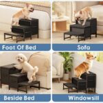 3-Step Dog Stairs with Storage Drawers – photo 7