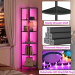 6-Tier Corner Shelf with LED Lights (67.5" Tall) – photo 6
