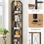 6-Tier Industrial Corner Shelf (71" Tall) – photo 4