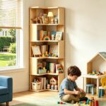 6-Tier L-Shaped Corner Bookshelf with Bookends – photo 7