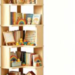 6-Tier L-Shaped Corner Bookshelf with Bookends – photo 8