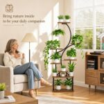 8-Tier Corner Plant Stand with Grow Lights (62" Tall) – photo 4