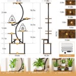 8-Tier Corner Plant Stand with Grow Lights (62" Tall) – photo 6