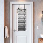 Aetyord Hanging Towel Racks for Bathroom No Drill - 6-Tier