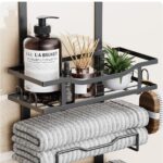 Aetyord Hanging Towel Racks for Bathroom No Drill - 6-Tier