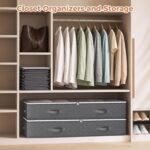 Budding Joy 95L Under Bed Storage Containers, 4 Pack Closet