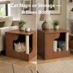 Cat House Side Table with Scratching Post – photo 6