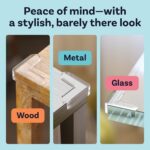 Clear L-Shape Corner Protectors for Baby Proofing (12) – photo 2