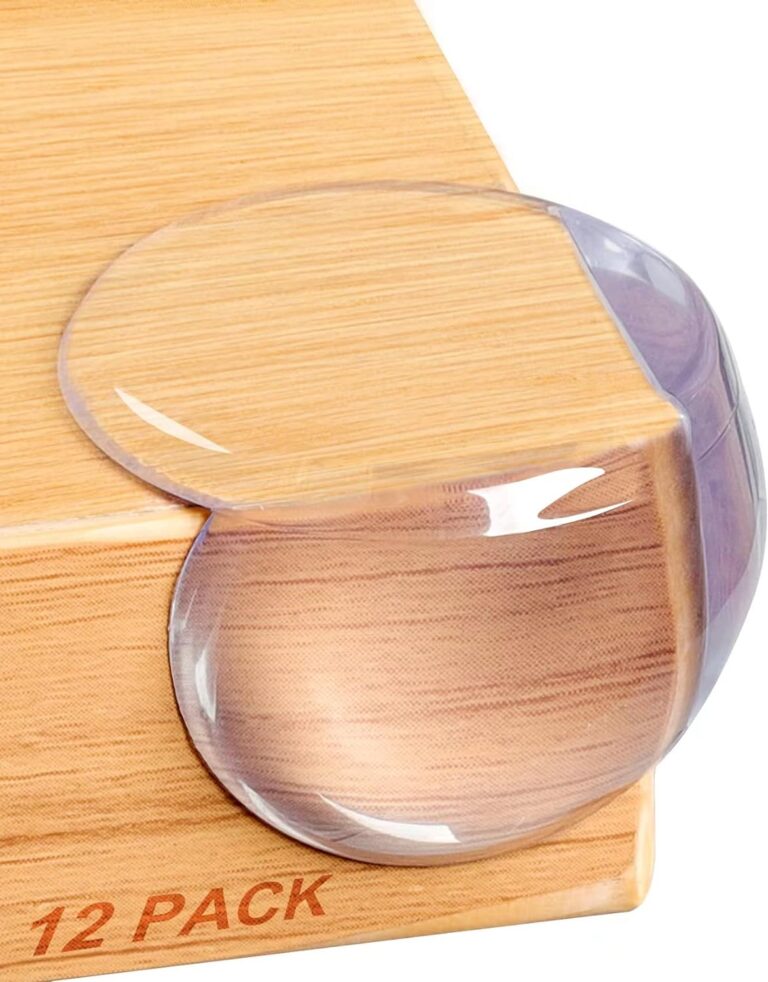 Clear Rounded Table Corner Protectors (12-Pack)