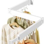 Clothes Drying Rack Wall Mounted, Space-Saving Drying Rack Clothing, Collapsible