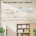 Clothes Drying Rack Wall Mounted, Space-Saving Drying Rack Clothing, Collapsible