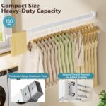 Clothes Drying Rack Wall Mounted, Space-Saving Drying Rack Clothing, Collapsible