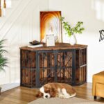 Corner Dog Crate Furniture, 44" (Rustic Brown) – photo 8