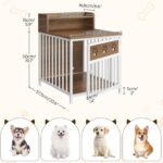 Dog Crate End Table with Storage Shelf (Small Dogs) – photo 6