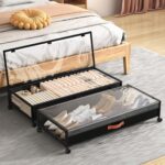 Eastherry Under Bed Storage with Wheels, 2 Pack 36" Extra