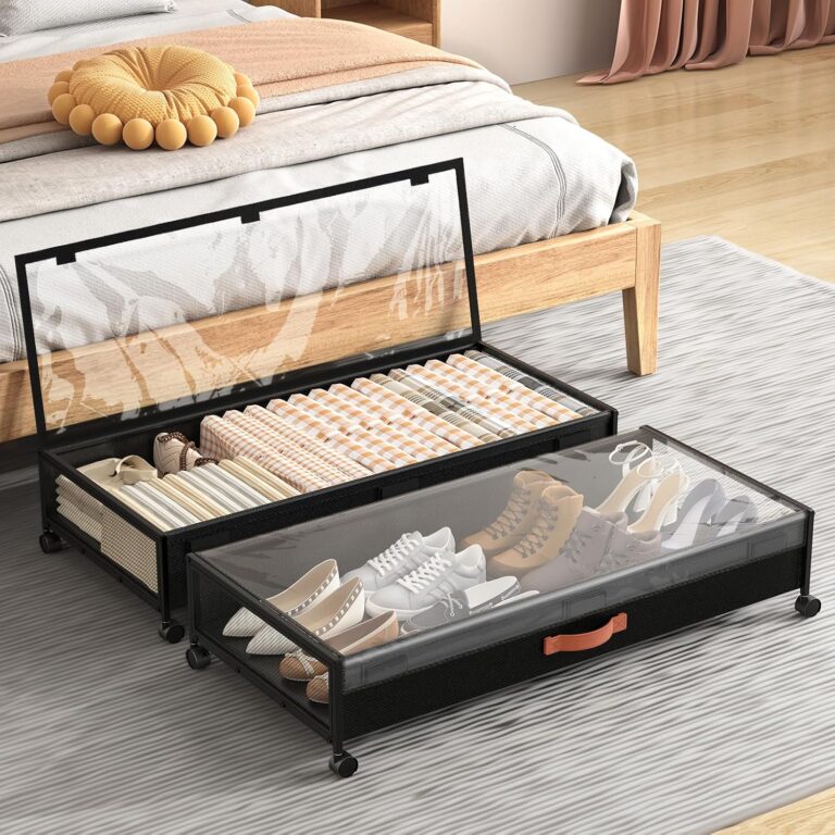 Extra-Long Rolling Under-Bed Storage, 36" (2-Pack)