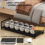 Eastherry Under Bed Storage with Wheels, 2 Pack 36" Extra