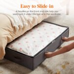 Lifewit 95L 4 Pack Under Bed Storage Container, Blanket Organizer,