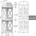 Slim 3-Tier Bathroom Corner Shelf (7.3" Wide) – photo 2