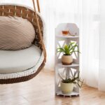 Slim 3-Tier Bathroom Corner Shelf (7.3" Wide) – photo 8