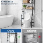 Slim 3-Tier Over-Toilet Rack, No Drilling (64" Tall) – photo 5