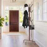 Standing Coat Rack with 12 Hooks (Bronze) – photo 2