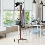 Standing Coat Rack with 12 Hooks (Bronze) – photo 5