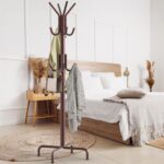 Standing Coat Rack with 12 Hooks (Bronze) – photo 3