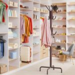Standing Coat Rack with 12 Hooks (Bronze) – photo 4