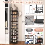 Tall Narrow 10-Tier Shoe Rack for Entryways – photo 6