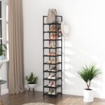 Tall Narrow 10-Tier Shoe Rack for Entryways – photo 7