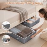 Under-Bed Storage Bins with Clear Window (4-Pack) – photo 6